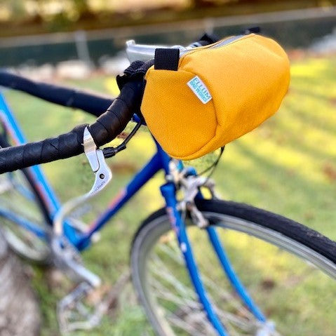Ellum Bag Works Happy Hour Handlebar Bag Marigold Cordura