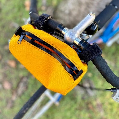 Ellum Bag Works Happy Hour Handlebar Bag Marigold Cordura