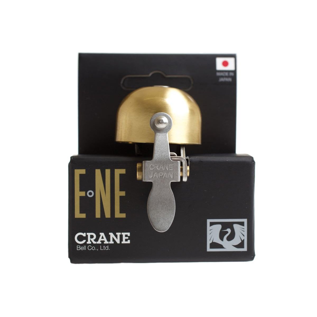CRANE E-NE Bell Polished Brass Bike Bell - Gold