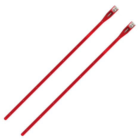 HIPLOK Z Lok Multi-Use Security Tie & Bike Lock Twin Pack - Red