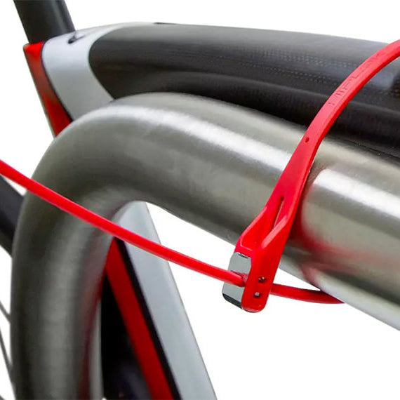 HIPLOK Z Lok Multi-Use Security Tie & Bike Lock Twin Pack - Red