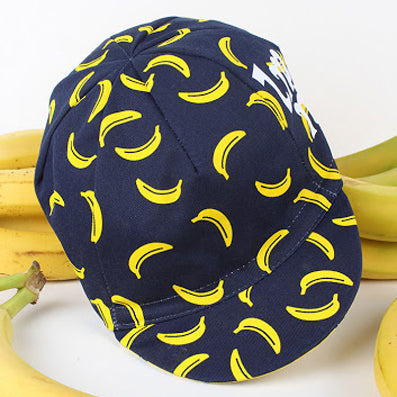 LOOK MUM NO HANDS - Children’s Cycling Cap - Banana