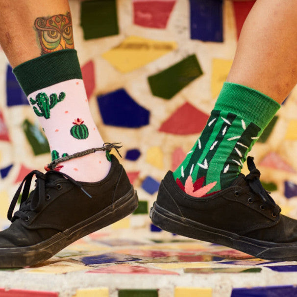 MANY MORNINGS Socks - Summer Cactus