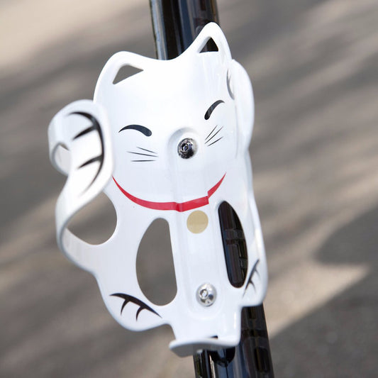 Portland Design Works Lucky Cat Bottle Cage White AUSTRALIA