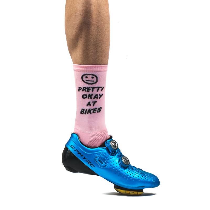Ostroy Pretty Okay at Bikes Cycling Socks